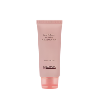Miguhara Rose Collagen Wrapping Peel-off Mask Pack mascarillas de colágeno y rosas francesas