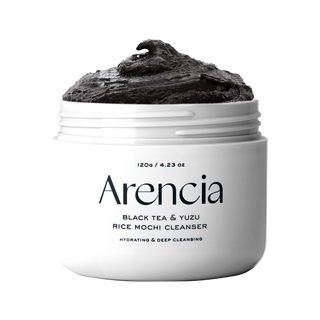 Arencia Black Tea & Yuzu Rice Mochi Cleanser-Limpiador mochi de té negro y arroz con yuzu
