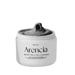 Arencia Black Tea & Yuzu Rice Mochi Cleanser-Limpiador mochi de té negro y arroz con yuzu
