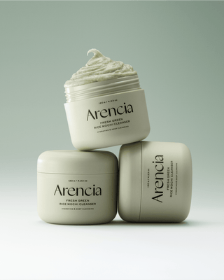 Arencia Fresh Green Rice Mochi Cleanser-limpiador de mochi de arroz verde fresco