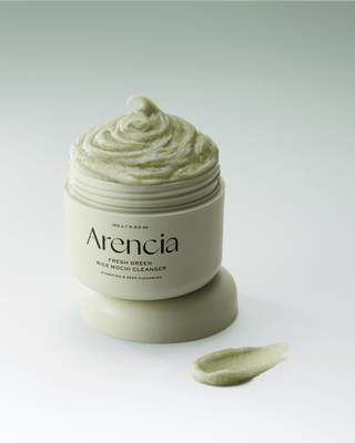 Arencia Fresh Green Rice Mochi Cleanser-limpiador de mochi de arroz verde fresco