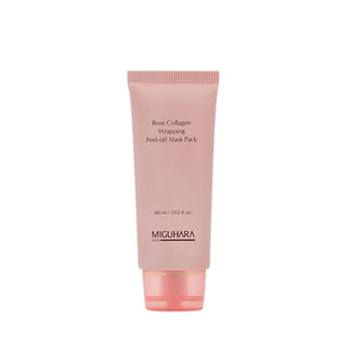Miguhara Rose Collagen Wrapping Peel-off Mask Pack mascarillas de colágeno y rosas francesas