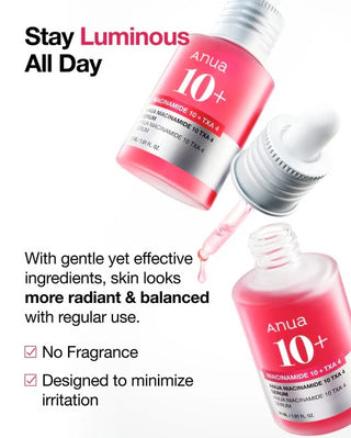 ANUA  NIACINAMIDE 10%+TXA 4% DARK SPOT  CORRECTING SERUM