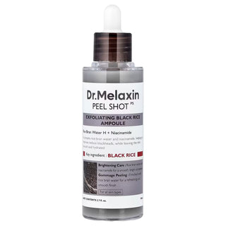 D.R MELAXIN PEEL SHOT EXFOLIATING BLACK RICE AMPOULE