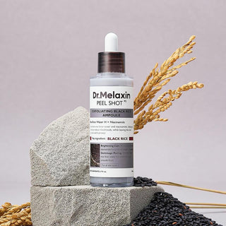 D.R MELAXIN PEEL SHOT EXFOLIATING BLACK RICE AMPOULE