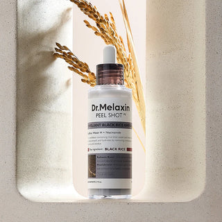 D.R MELAXIN PEEL SHOT EXFOLIATING BLACK RICE AMPOULE